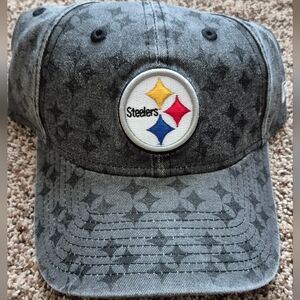 Women's Pittsburgh Steelers New Era Black Vintage NFL 9TWENTY Adjustable Hat